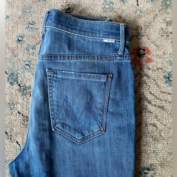 Mother High Waisted Rascal Ankle Fray Jeans - Picture 1 of 5